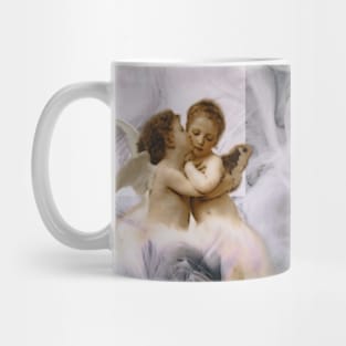 Aesthetics, darkness, gothic, romantic, moon, dark academia, love, romantic, statue, vintage, retro, artistic, artsy, classy, butterfly, flowers, floral Mug